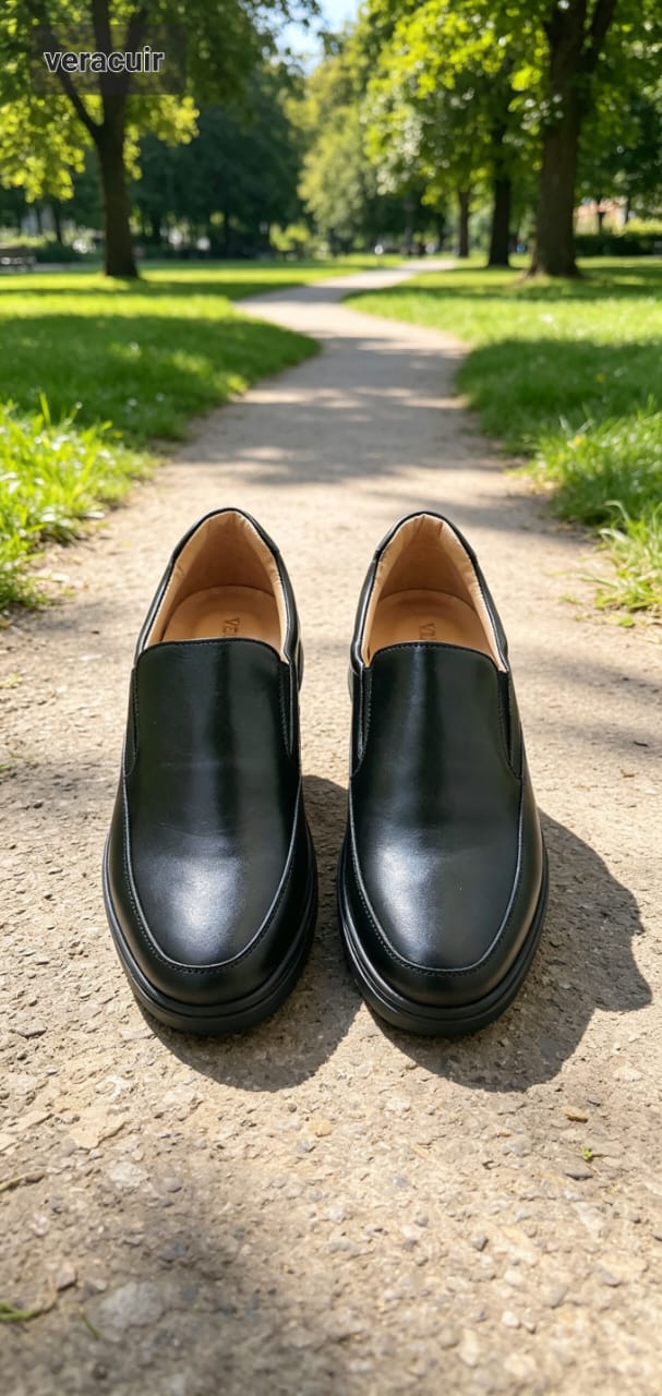 V333 chaussures en cuir