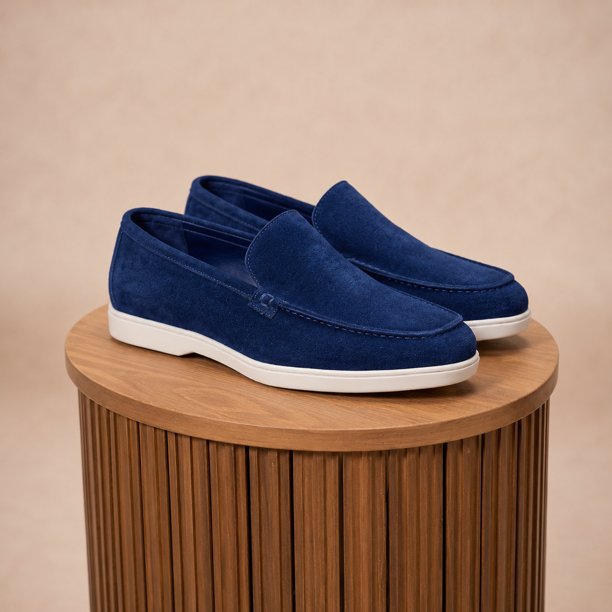 V312 ballerine en couleur bleu